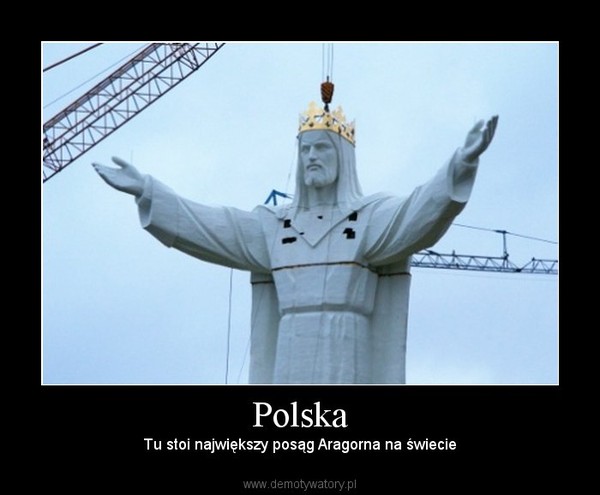 Polska – Tu stoi największy posąg Aragorna na świecie 