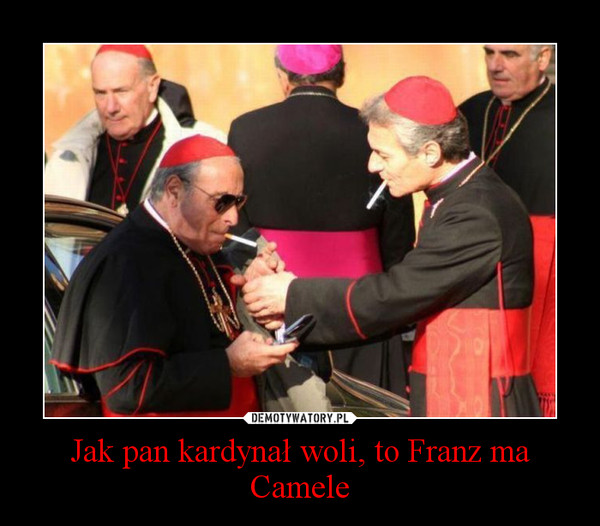 Jak pan kardynał woli, to Franz ma Camele –  