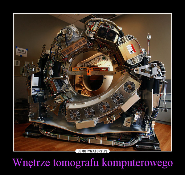 Wnętrze tomografu komputerowego –  