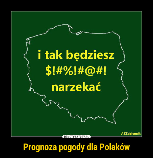 Prognoza pogody dla Polaków