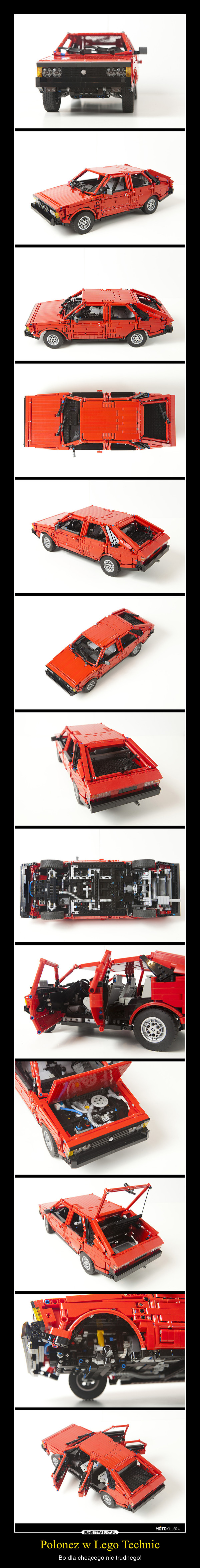 Polonez w Lego Technic – Bo dla chcącego nic trudnego! 