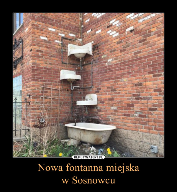 Nowa fontanna miejskaw Sosnowcu –  