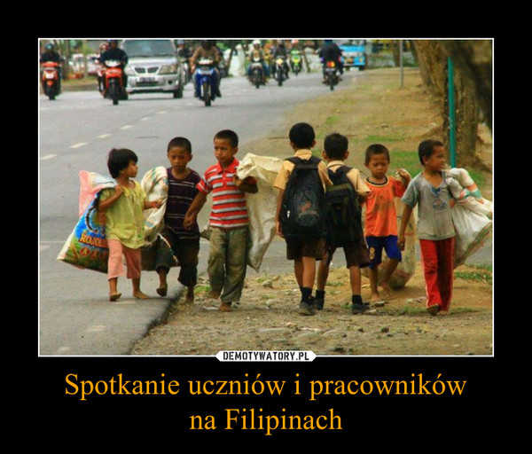 Spotkanie uczniów i pracownikówna Filipinach –  