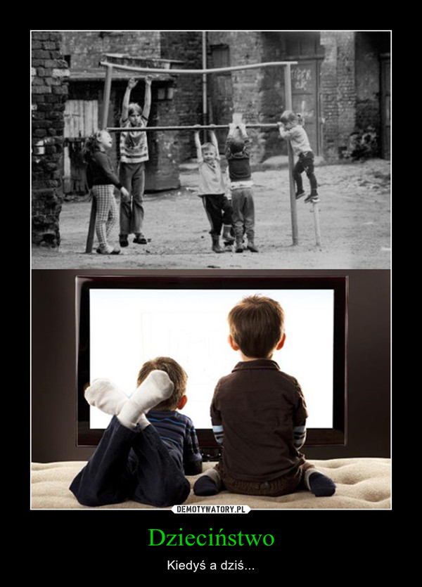 Dzieciństwo – Kiedyś a dziś... 