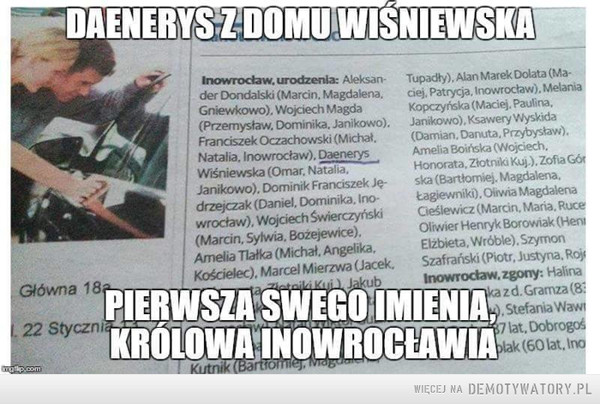 Daenerys z Inowrocławia