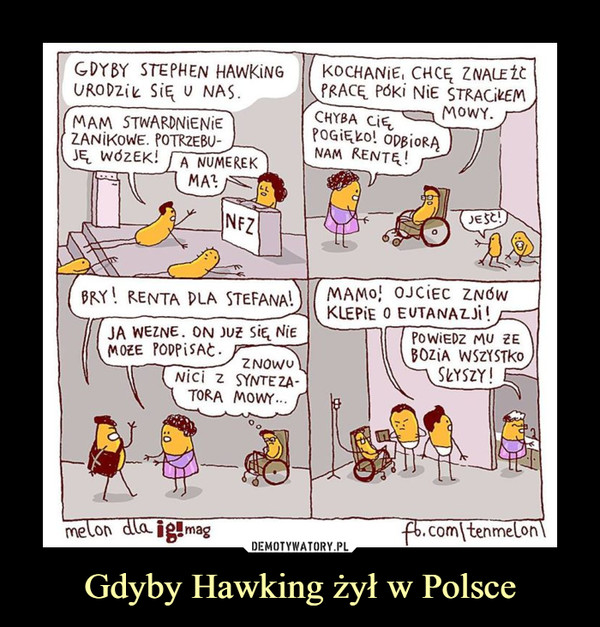 Gdyby Hawking żył w Polsce