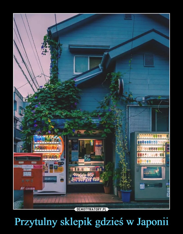 Przytulny sklepik gdzieś w Japonii –  