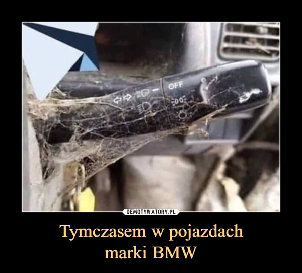 Tymczasem w pojazdach
marki BMW