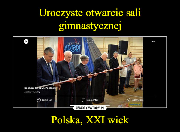 Uroczyste otwarcie sali gimnastycznej Polska, XXI wiek