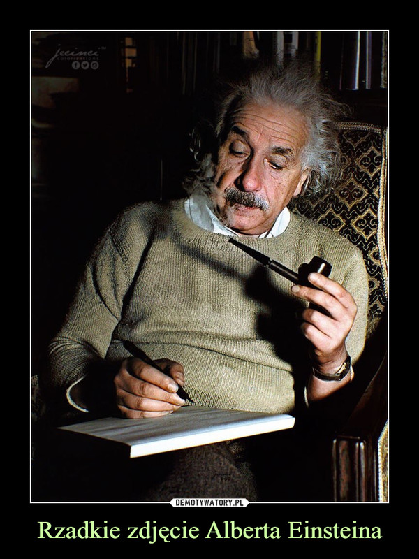 Rzadkie zdjęcie Alberta Einsteina