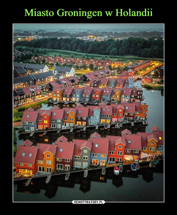 Miasto Groningen w Holandii