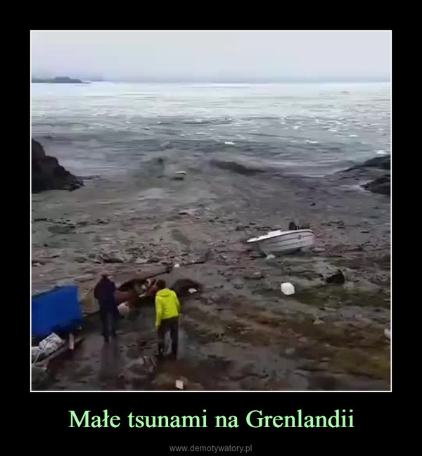 Małe tsunami na Grenlandii –  