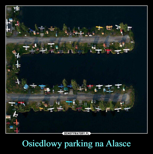 Osiedlowy parking na Alasce –  