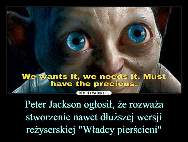 Peter Jackson ogłosił, że rozważa stworzenie nawet dłuższej wersji reżyserskiej "Władcy pierścieni" –  