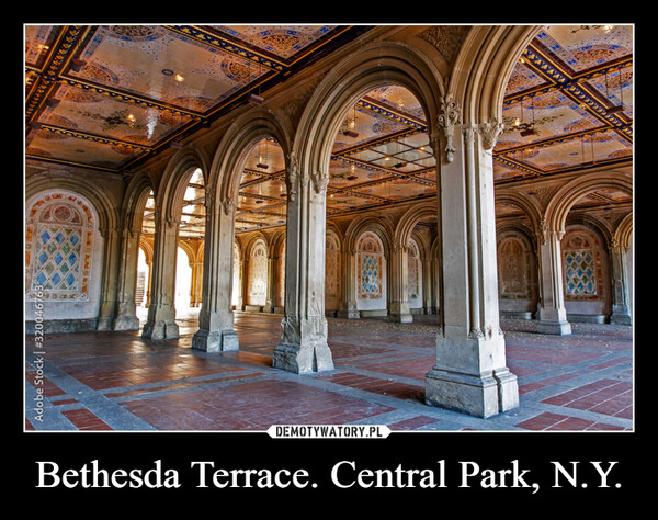 Bethesda Terrace. Central Park, N.Y. –  