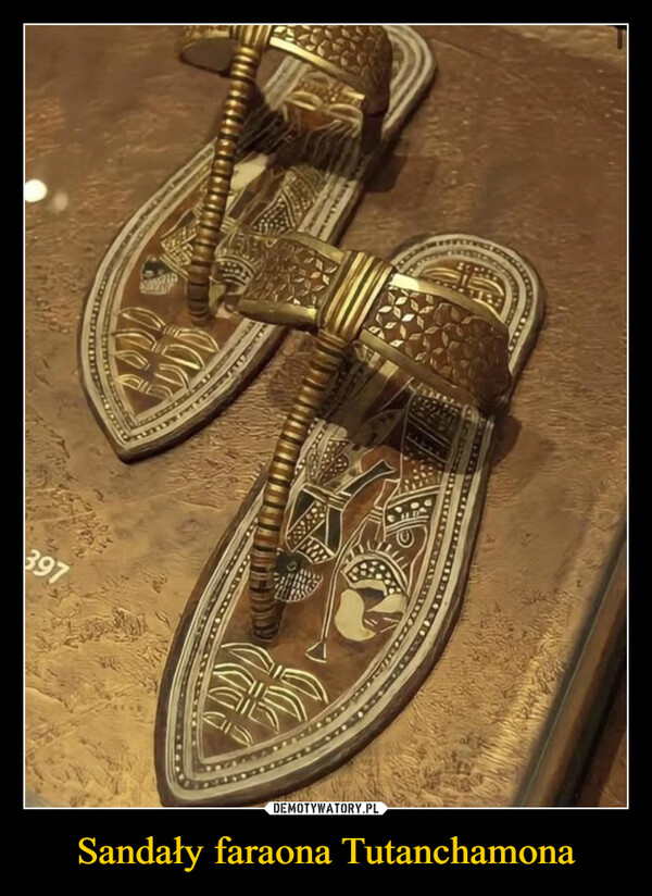 Sandały faraona Tutanchamona