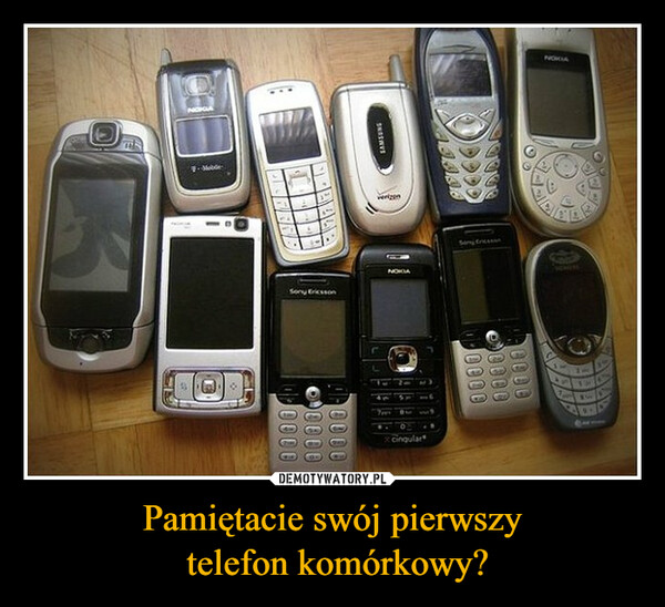 Pamiętacie swój pierwszy
 telefon komórkowy?