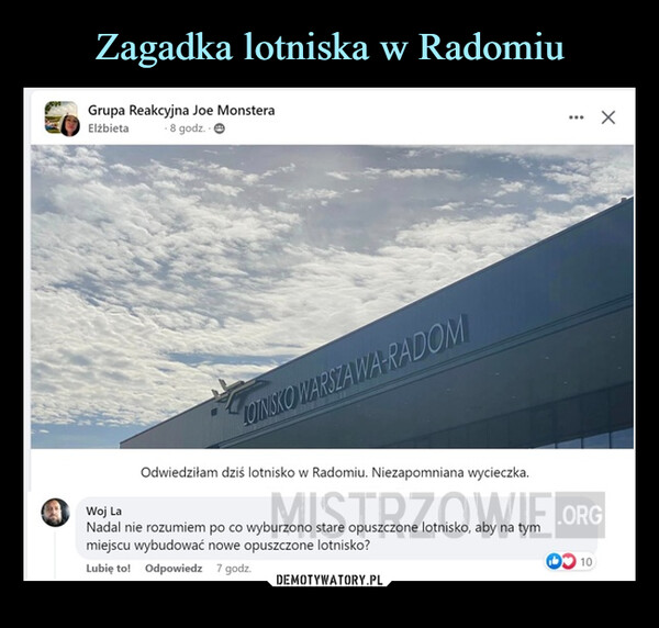 Zagadka lotniska w Radomiu