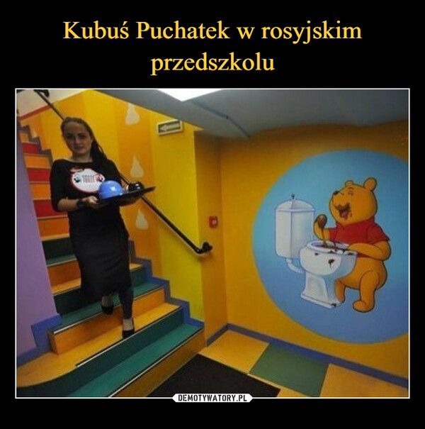 Kubuś Puchatek w rosyjskim przedszkolu