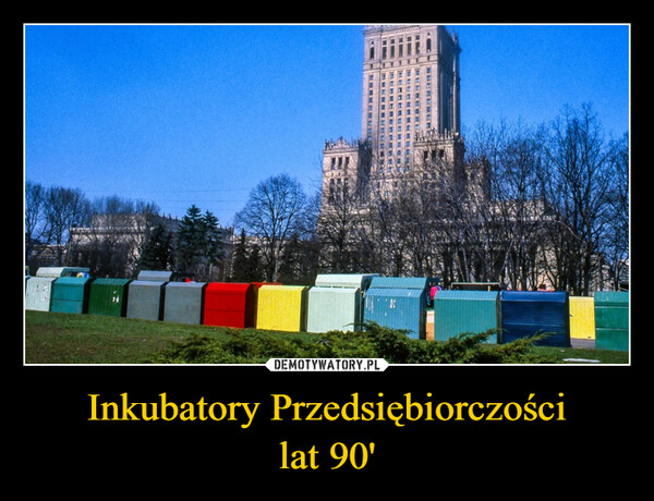 Inkubatory Przedsiębiorczościlat 90' –  