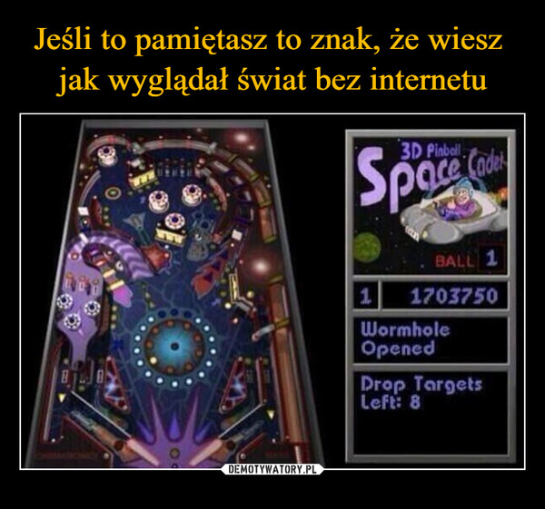 –  O3D PinballCadeSpace Co1BALL 11703750WormholeOpenedDrop TargetsLeft: 8