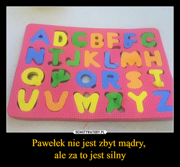 Pawełek nie jest zbyt mądry, ale za to jest silny –  D BEESKUMHORSTWAY20